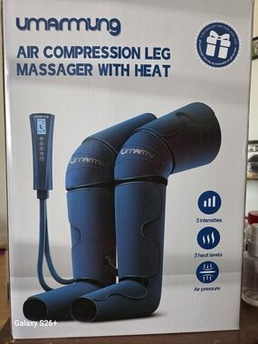 Umarmung UM-04 Air Compression Leg Massager in Deep Blue